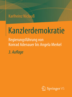 cover image of Kanzlerdemokratie